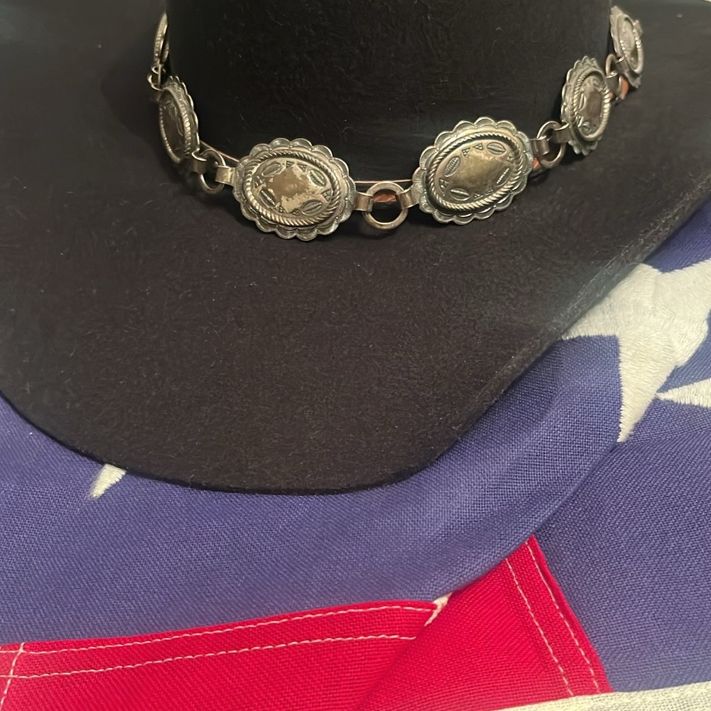 Vintage Concho Coin Link Belt - Gold Metal - Picture 4 of 8